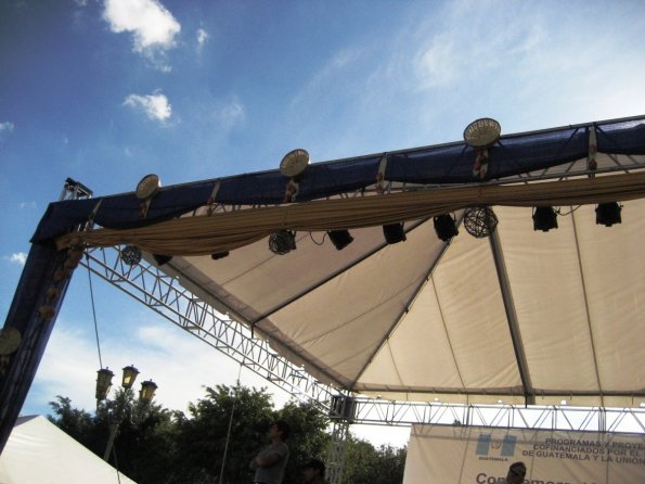 Adornos en el escenario