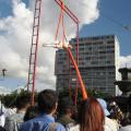 El publico adminrando el espectaculo