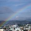 El arco iris cerca de la Iglesia de la Merced