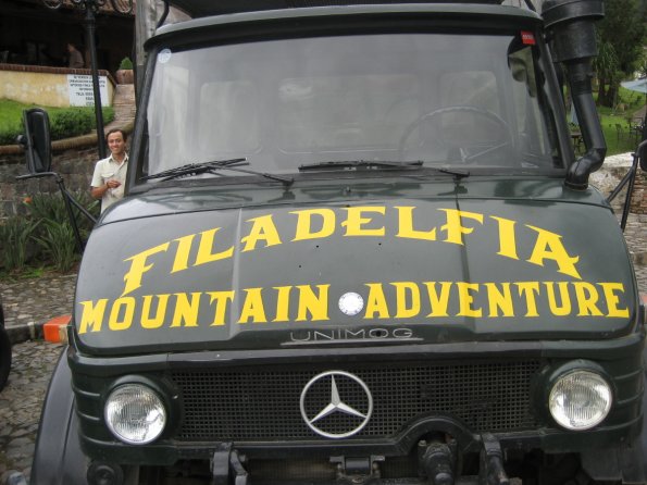 El Transporte hacia el Ã¡rea de canopy