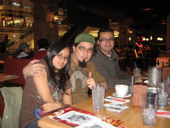 Regina, Gabriel y Allan