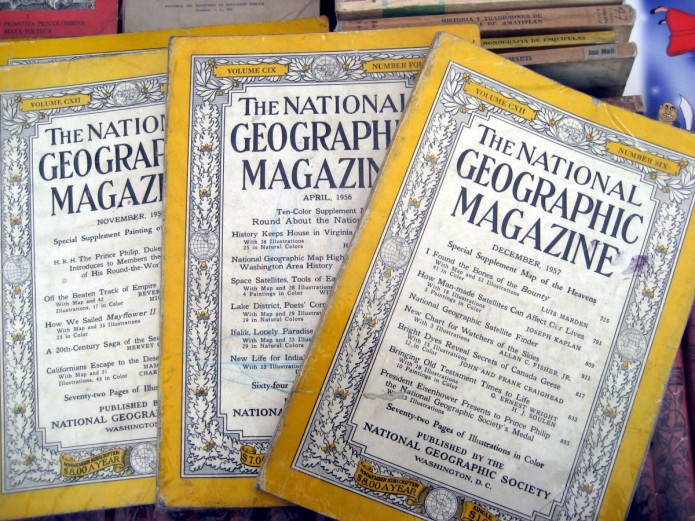 National Geographic, 1957 y 1956 National Geographic, 1957 y 1956