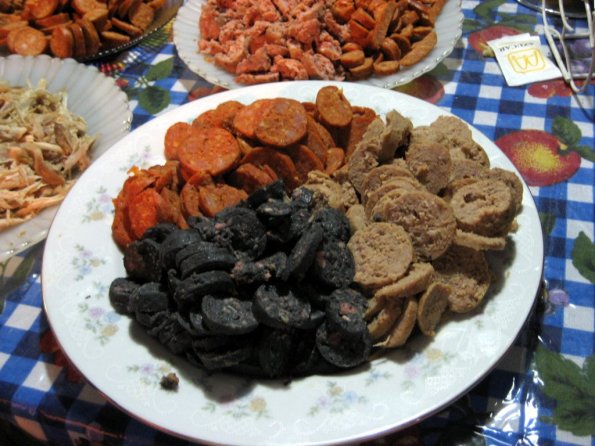 Ingredientes del Fiambre - Chorizos
