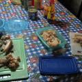 Iniciando a picar los ingredientes