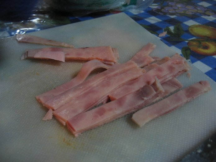 Jamón en tiras Jamón en tiras