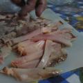 Jamón en tiras