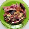 Degustando un plato de fiambre