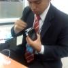 Sacando el contenedor del SIM