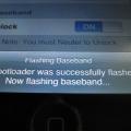 Flashing the baseband
