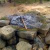 Área de rituales, en la cima del templo