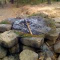 Área de rituales, en la cima del templo