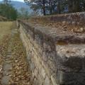 Muro perimetral del patio