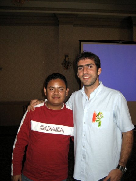 Oscar Mota con Leo Prieto