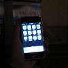 Probando el iphone de leo prieto