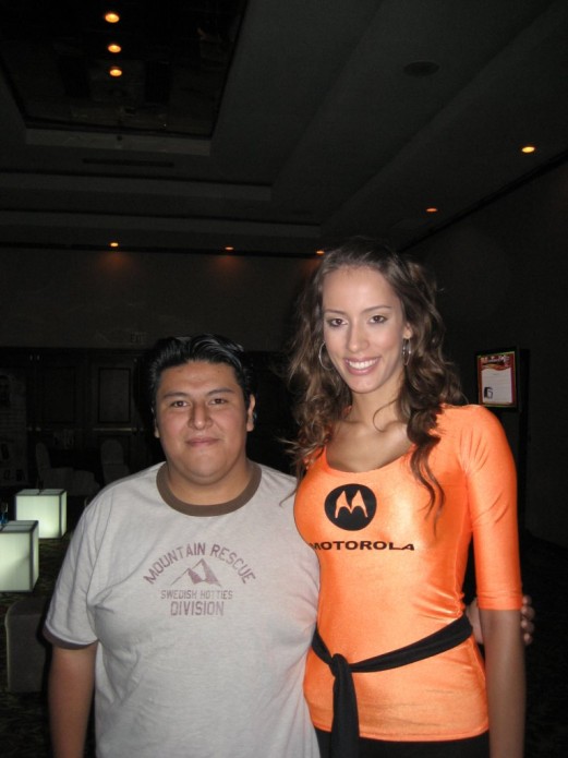 Pablo con su modelo