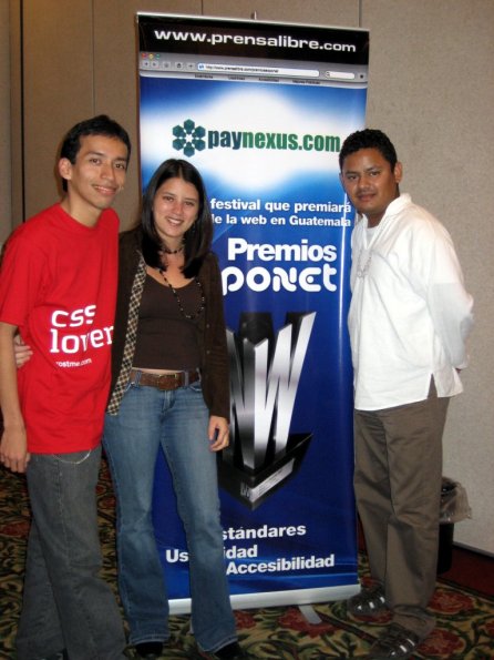 Equipo Maestros del Web en Exponet 2007