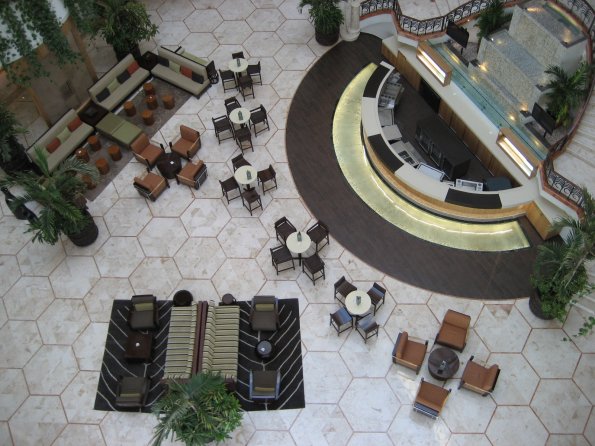 Lobby del Hotel Hilton