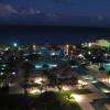Area de picinas, al anochecer