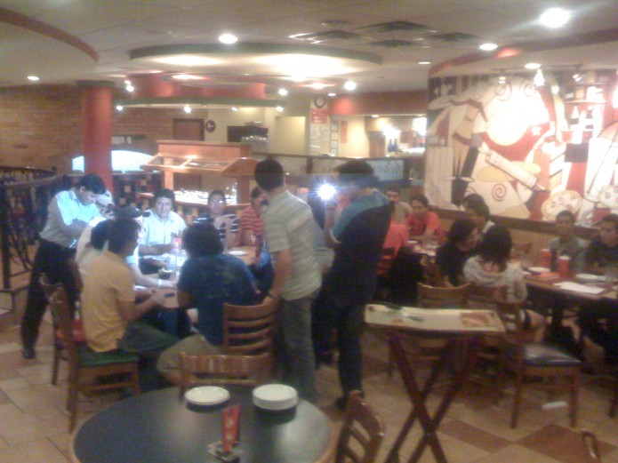 El ambiente en la reunión El ambiente en la reunión