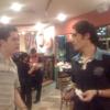 Los organizadores: Erick Alejandro y Kike