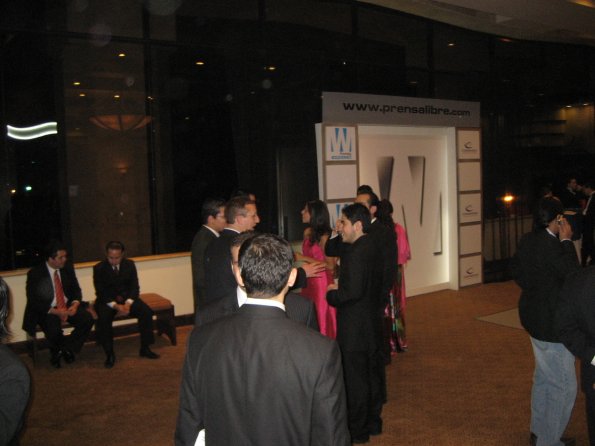 Asistentes a la entrega de premios