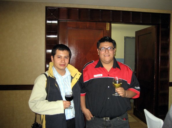 Erwin Racancoj y Pablo Miranda