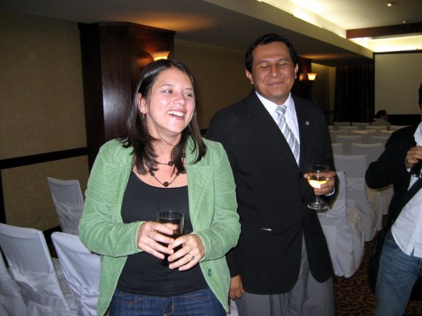 Stephanie Falla y Pablo Mendez