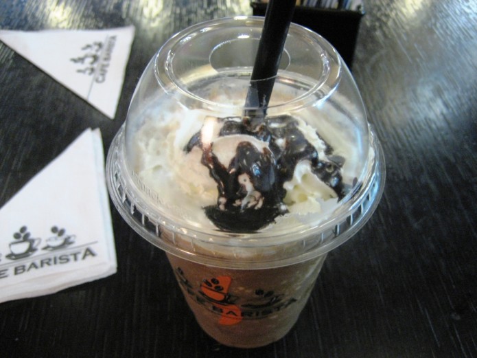 Frappé con chocolate Frappé con chocolate
