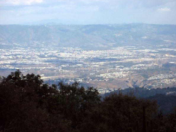 Vista de la ciudad de Guatemala desde el mirador
