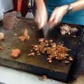 Friendo las carnes