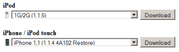 iPod Firmware Download