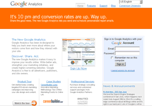 Estilo Original de Google Analytics