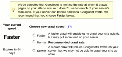 Frecuencia del Indexado de parte de Google