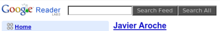 Buscador integrado en google reader