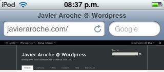 Mobile Safari / Firmware 2.2