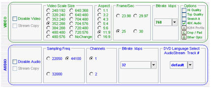 DVR-MS to WMV - Encode Options