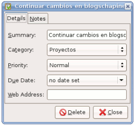 Ubuntu - Tasks: Editar