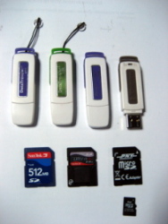 Memorias USB y SD