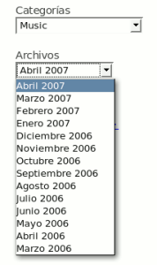 Listado de Archivos en Combo Box - WordPress.com