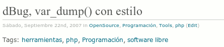 Wordpress.com Plantilla Tarski Tags