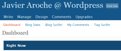 Wordpress.com Dashboard tips ocultos