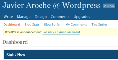 Wordpress.com Dashboard tips