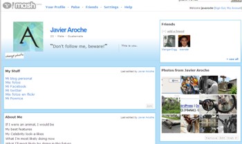 Yahoo Mash - Perfil personalizado con un poco de CSS